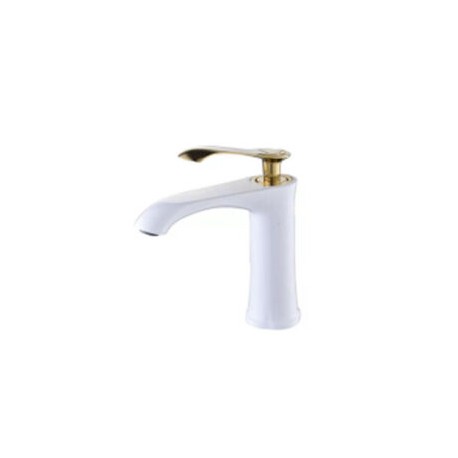 ONSUN MONOMANDO BLANCO C/ORO P/LAV 19CM