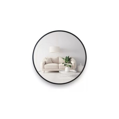 CASA BLANCA ESPEJO REDONDO BORDE NEGRO 60CM