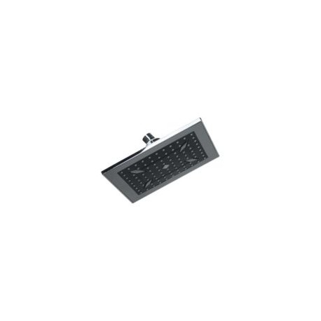 REGADERA NEGRA 8″  (sin brazo)