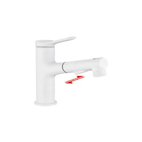 ONSUN MONOMANDO RETRACTIL BLANCO P/FREG